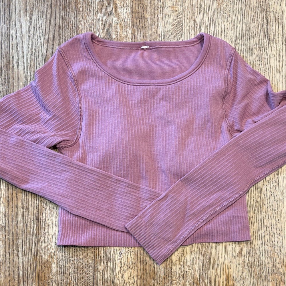 lululemon athletica Dusty Purple Long Sleeve Tee